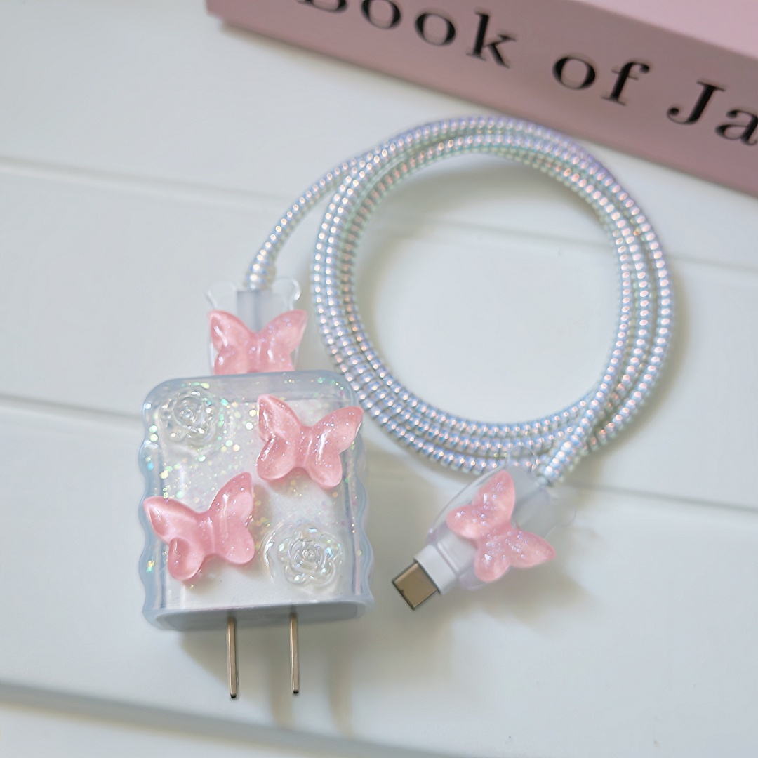 数据线保护套20w适用苹果15手机快充iphone16promax13壳充电器14