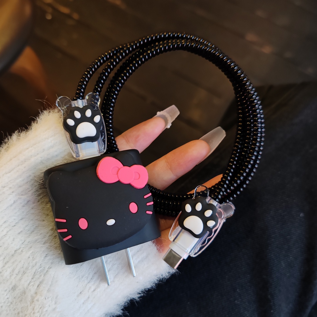 数据线保护套20w适用苹果15手机快充iphone16promax13壳充电器14