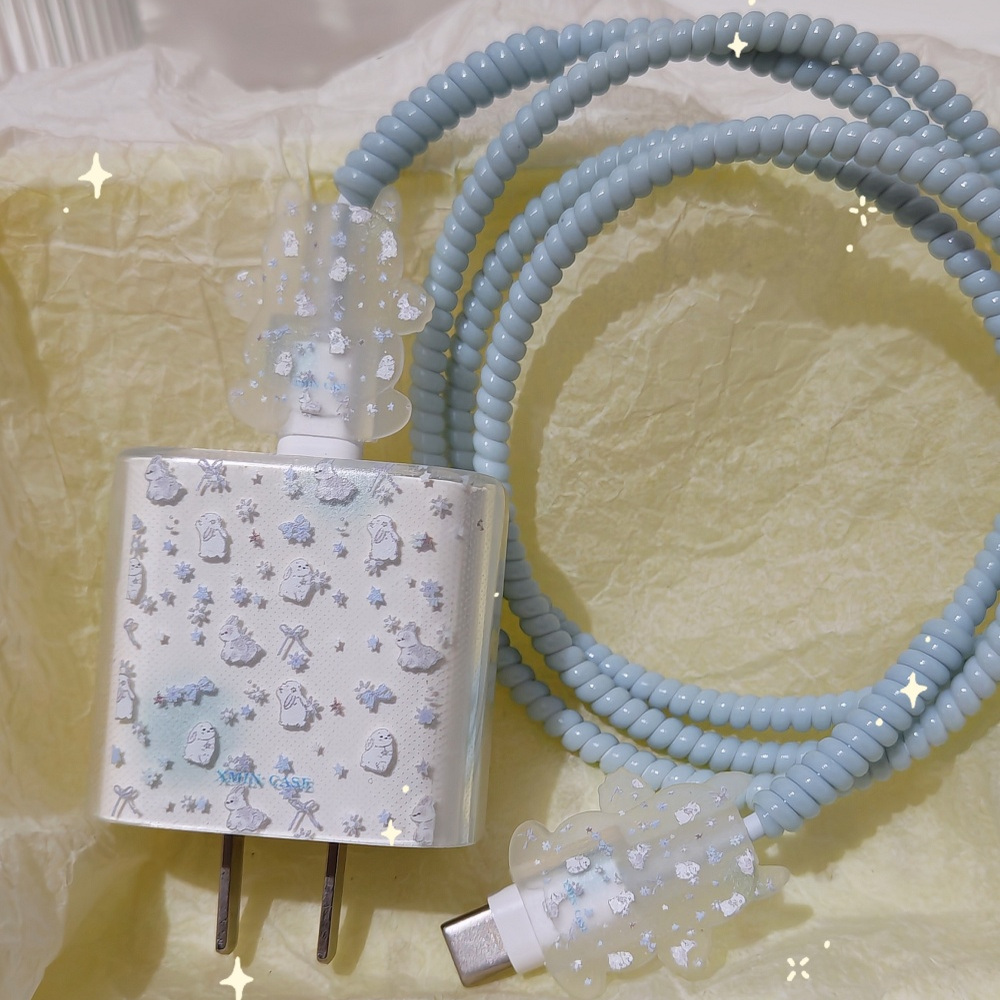 数据线保护套20w适用苹果15手机快充iphone16promax13壳充电器14