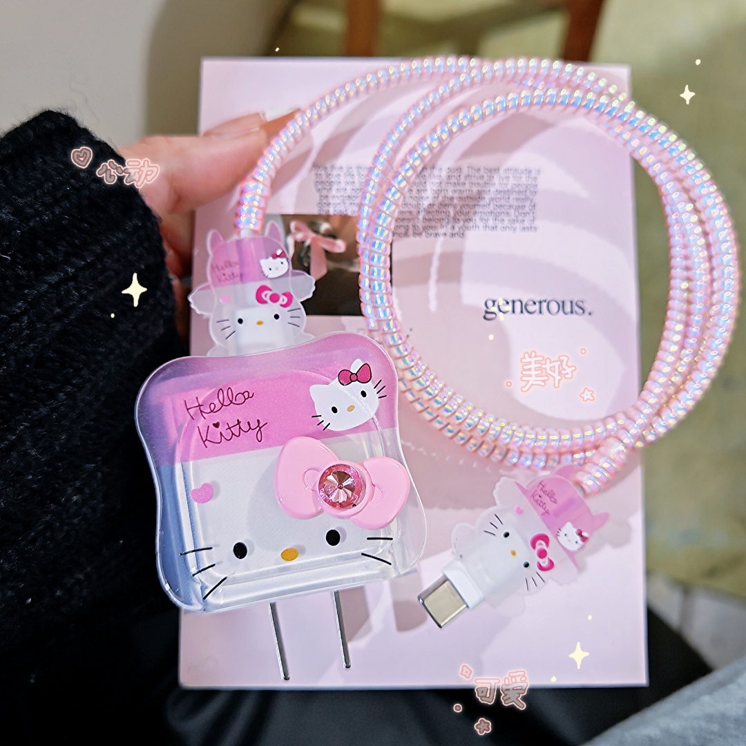 数据线保护套20w适用苹果15手机快充iphone16promax13壳充电器14