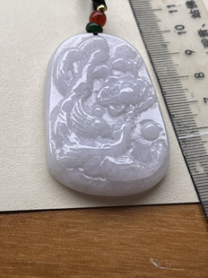 翡翠玉吊坠凤牌挂件缅甸天然A货正品冰种玉石