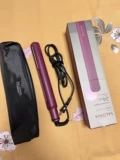 Япония Salonia Straight Clip не повредит негативным ионному двойному использованию вьющиеся прямые волосы Мини -протяженные потягивание