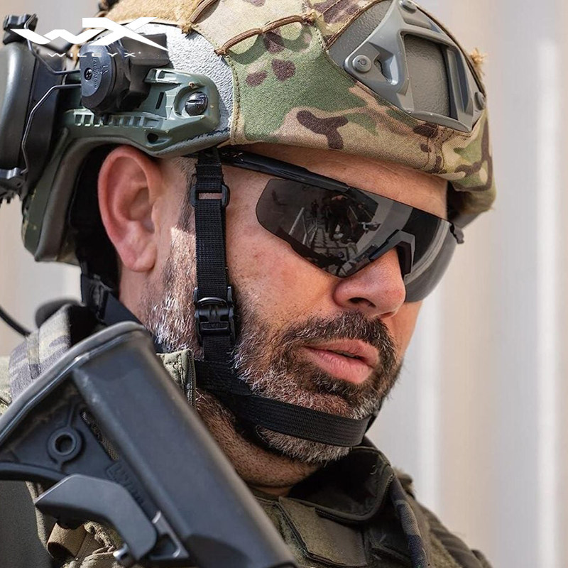 美国Wiley X威利视户外骑行墨镜战术眼镜防弹军迷近视护目镜Saber