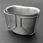 美军版 饭盒不锈钢户外便携锅具军迷野炊烧水壶杯原品公发美国制造