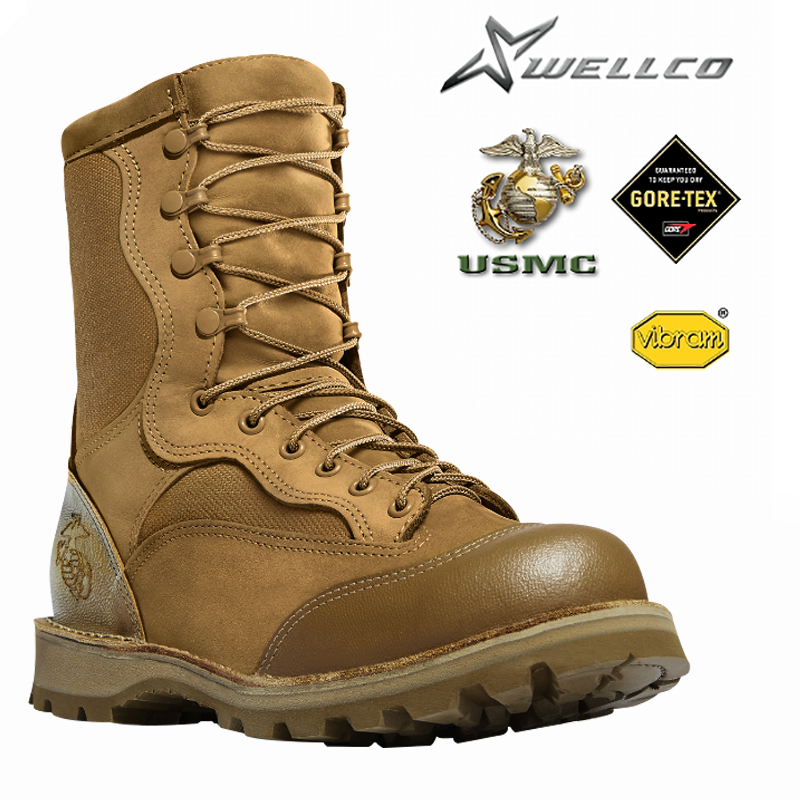 美国产WELLCO USMC RAT军版沙漠战术靴男式美军作战鞋高帮GT