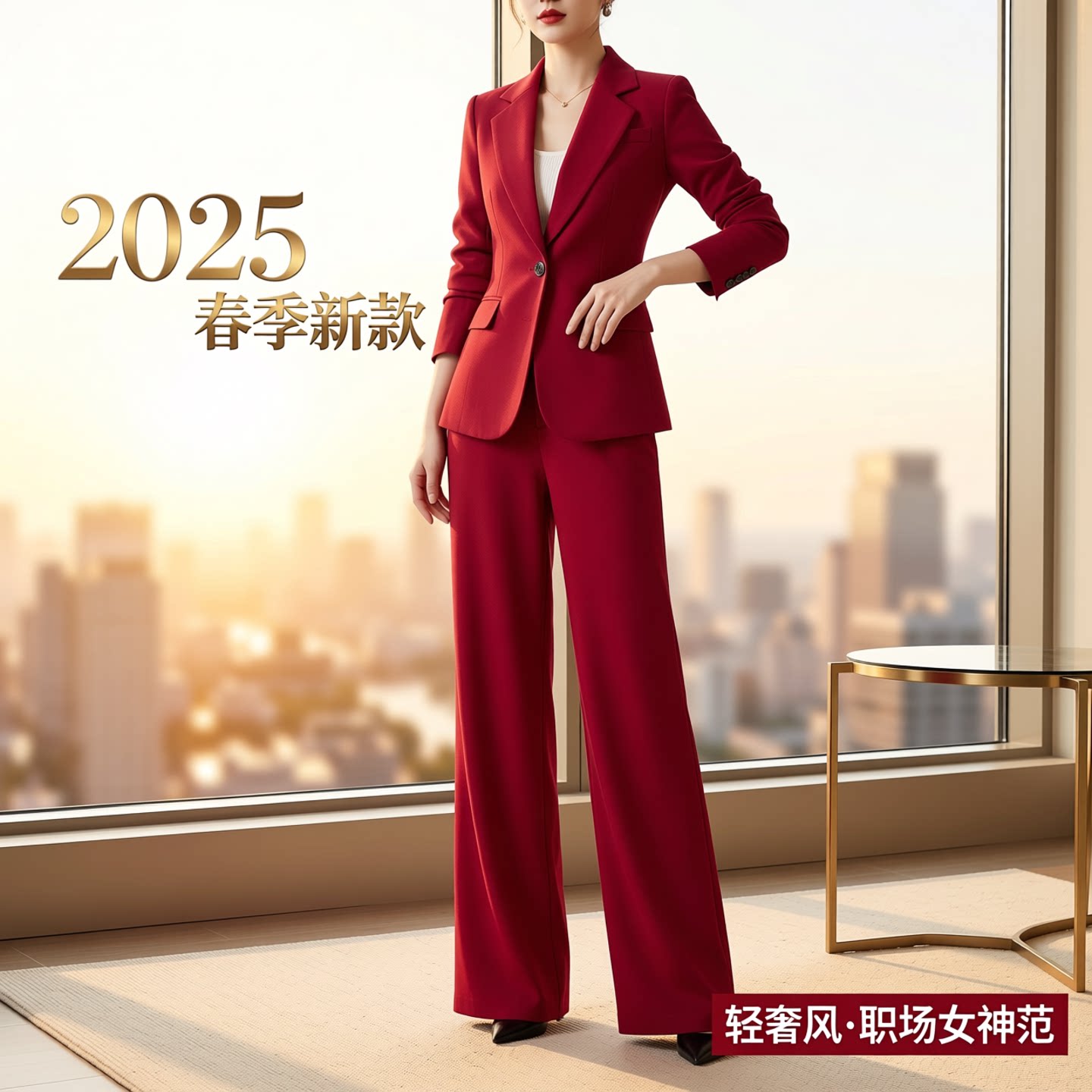 2026春季轻奢气质女西装套装