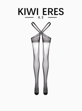 KIWI ERES 2025早春款性感纯欲黑丝薄款美腿塑形黑色连体丝袜