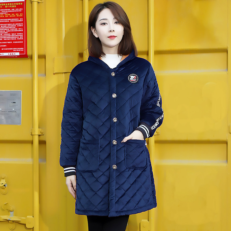 冬季棉服丝绵大人罩衣女装加绒加厚成人防水防油工作服男女款棉袄