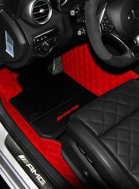 奔驰c200c260标轴c200l 专用脚垫C180LC300L加长全包围w20506脚垫