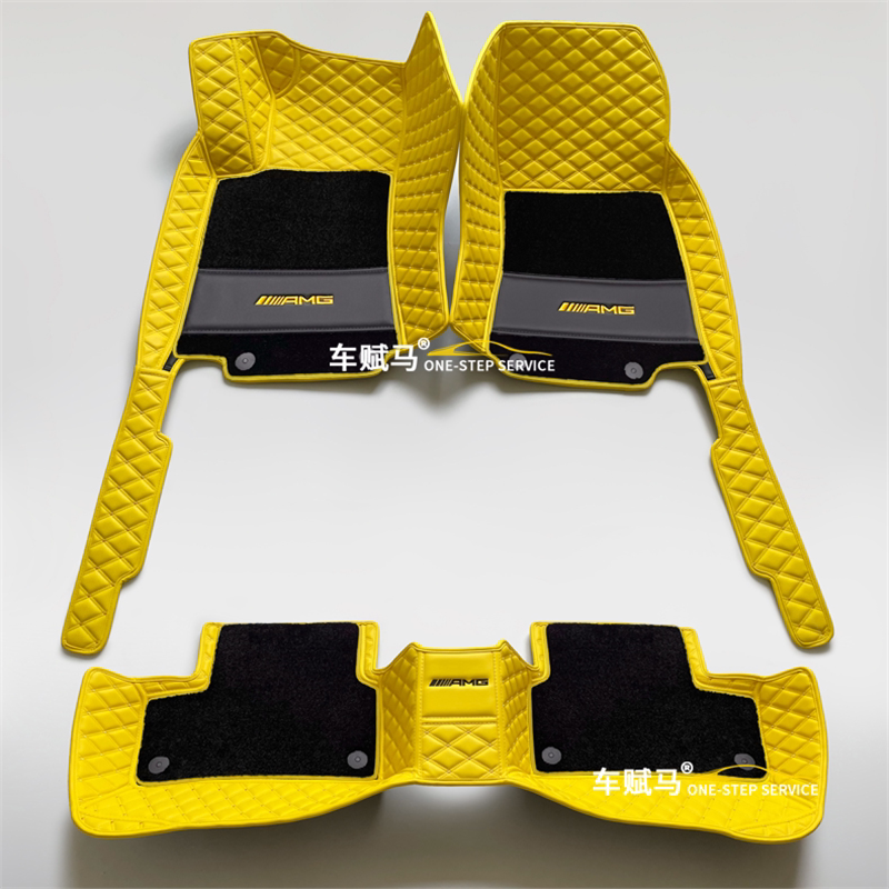 奔驰amg cla45专用大全包围cla45s CLA35amg暗夜雷霆版防水脚垫