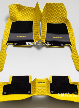 奔驰amg cla45专用大全包围cla45s CLA35amg暗夜雷霆版防水脚垫
