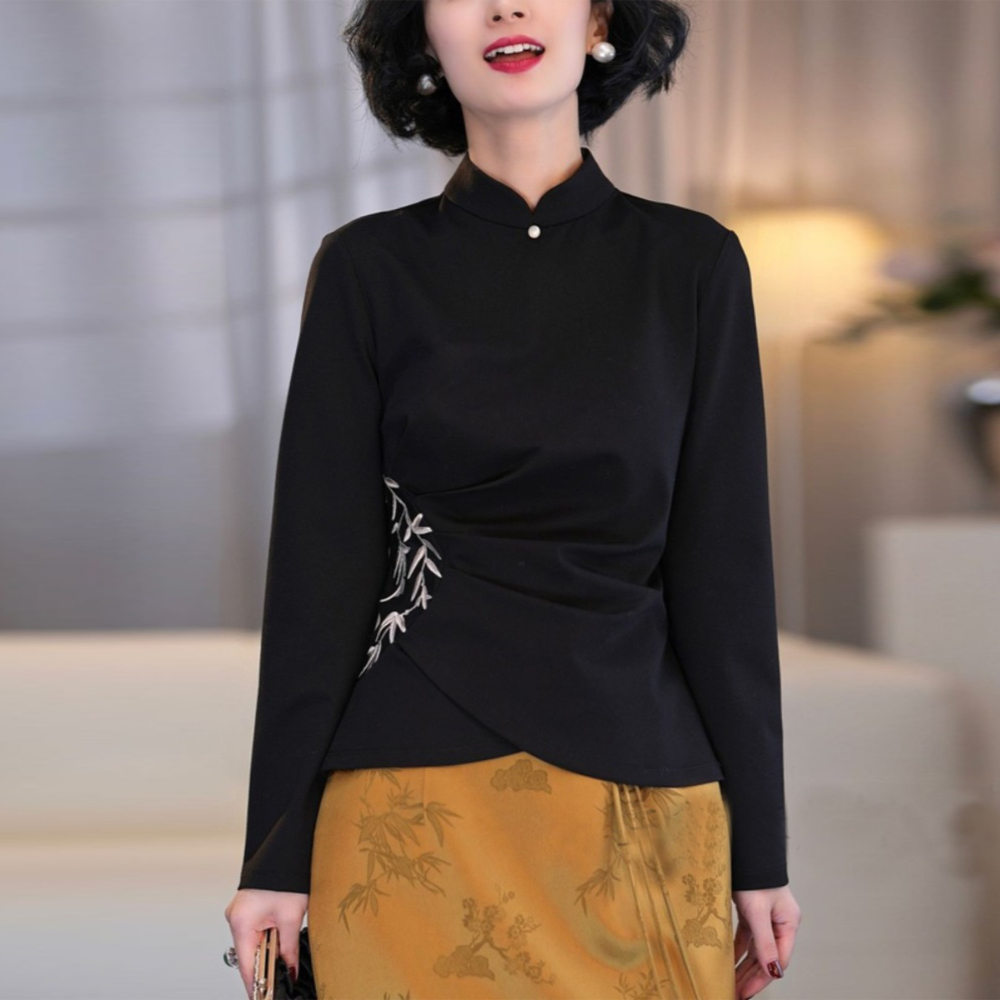 2025秋冬季新中式国风高级感丝绒