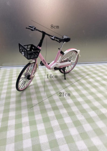 欧普生城市金属城市自行车模型 8校园单车赠送礼品外贸产品 比例1