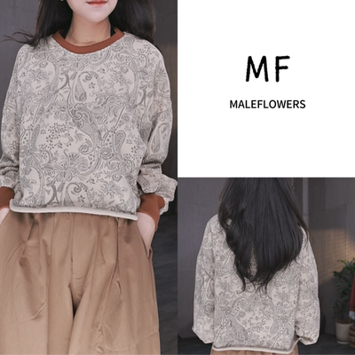 MALEFLOWERS/马伦威斯棉圆领