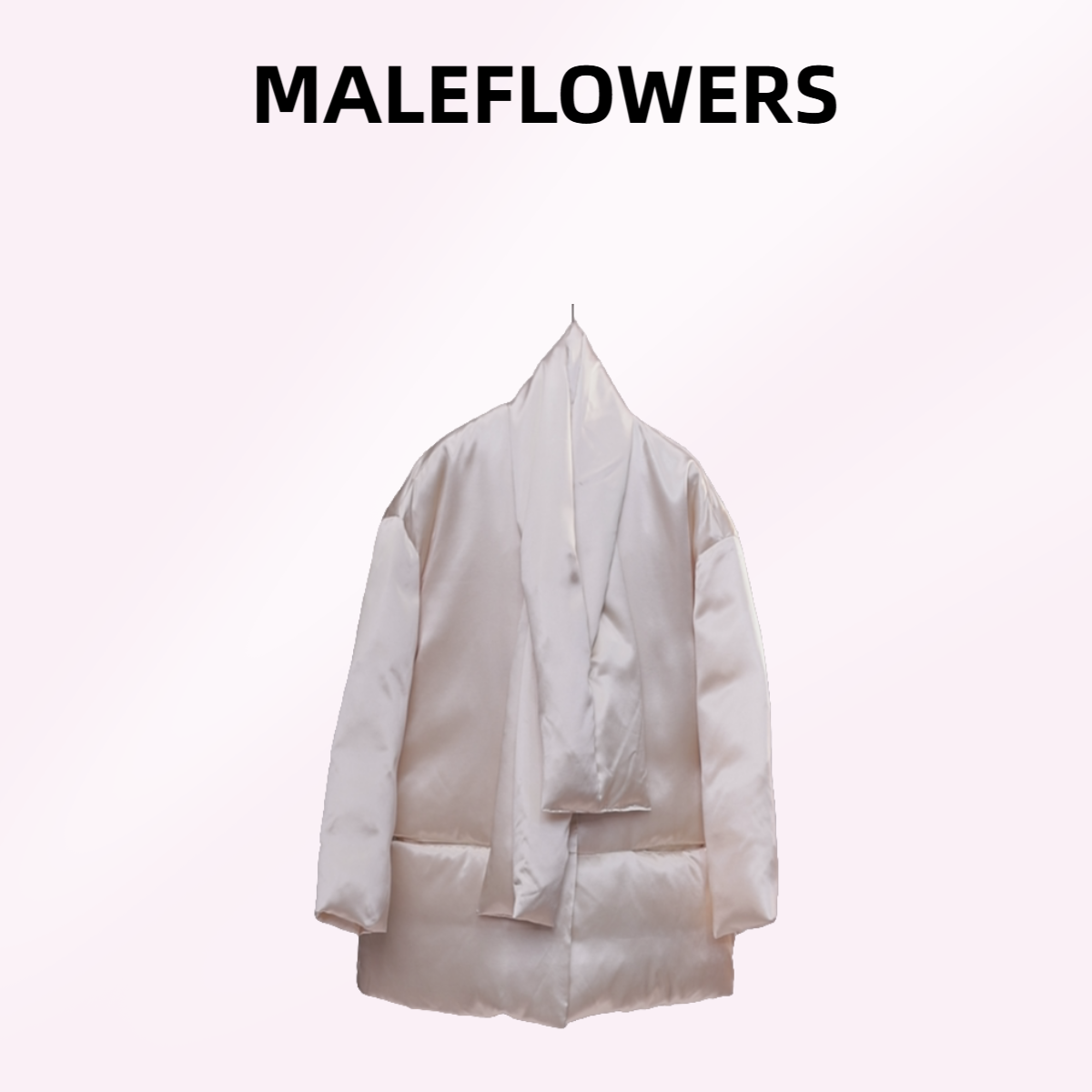 东倪原创醋酸纤维90白鹅绒羽绒服高级感秋冬新款 84D892416