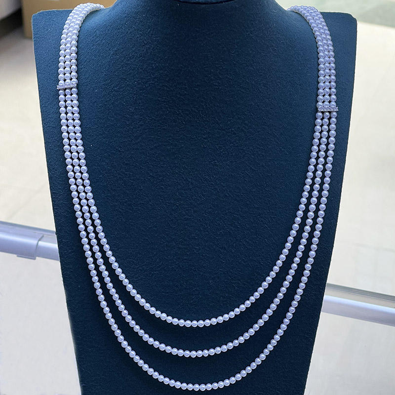 珍珠毛衣链轻奢小香风款