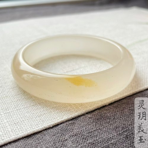 小圈口手镯天然金丝玉50-56包邮