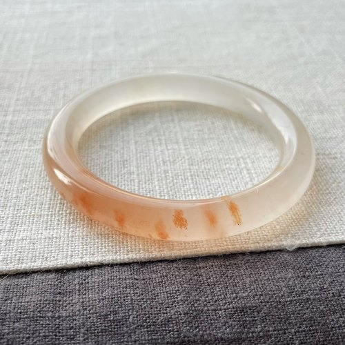 宝石光玉手镯金丝玉天然柔美女性