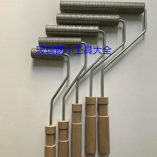 玻璃钢专用手糊工具/刺泡消泡滚筒/针刺滚/排泡压辊轮/直径25MM