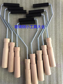 玻璃钢螺纹消泡滚树脂压泡滚气泡切断钢滚铁螺纹消泡滚专用手糊工