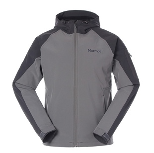 M1重力！marmot土拨鼠户外秋冬软壳衣男款加绒加厚挡风防水外套男