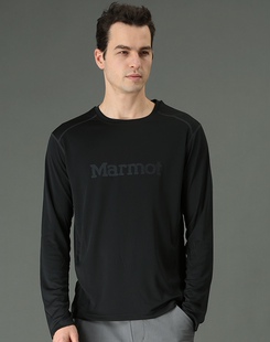 透气排汗速干!marmot户外四季基底层快干吸湿分层男款长袖内衣
