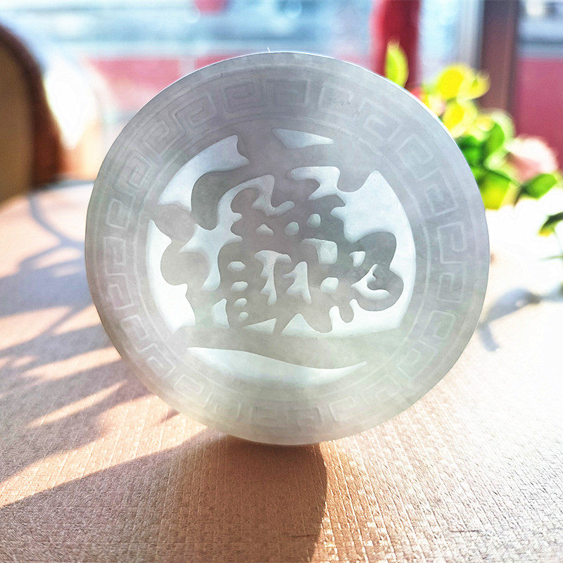 心玉行天然翡翠龙牌皮带扣招财进宝挂件生肖男士腰扣腰佩复古礼物