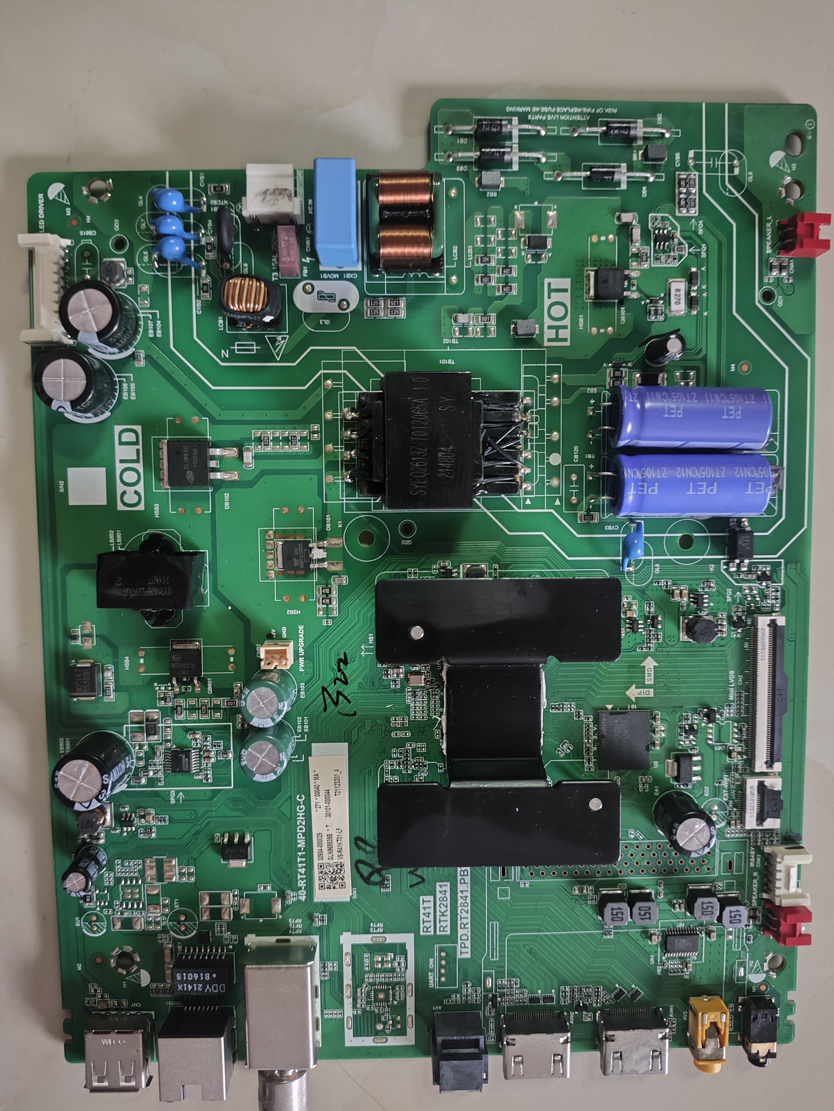 维修43S65A 40-RT41T1-MPD2HG-C V8-R41KT01  ID271 emmc备份8G