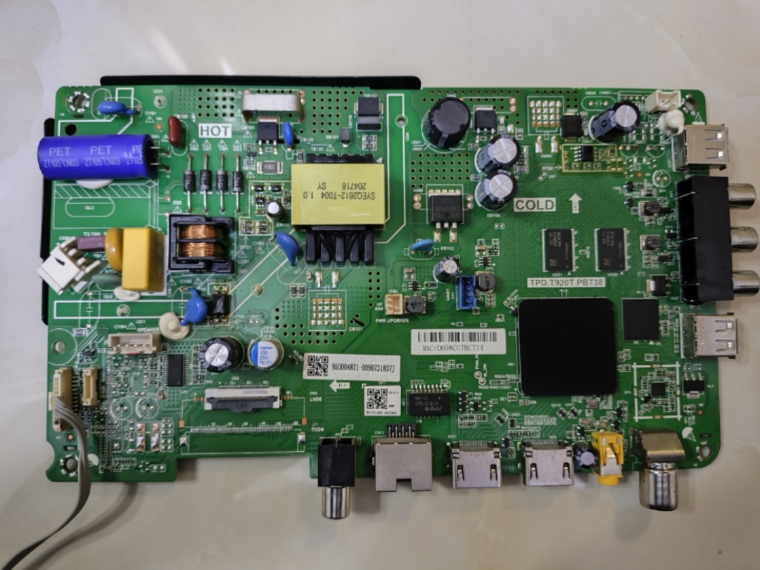 维修海尔LE32C61 32V31 LE32C31 LE32C51 TPD.T920T.PB738 EMMC备