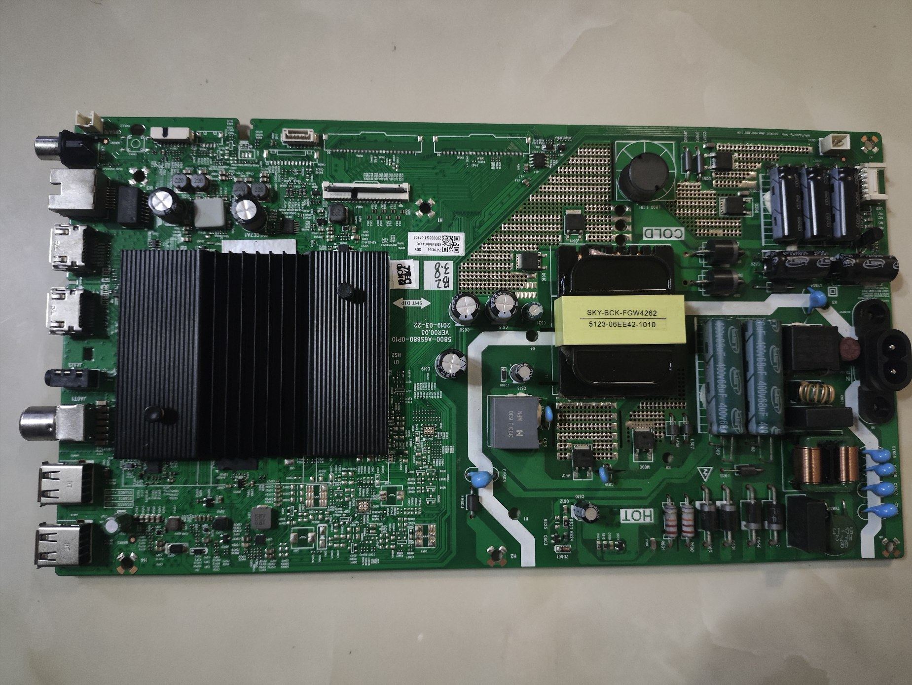 维修创维50V30 6S68 5800-A6S680-0P10 MS848-FF emmc备份8G5.0