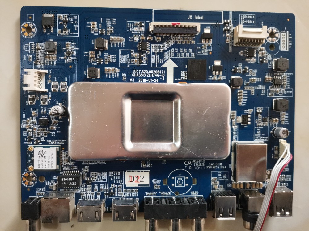维修长虹58DP600 58D2P 55D3S 58A5U 820.00206471 ZLH74G-iD emm