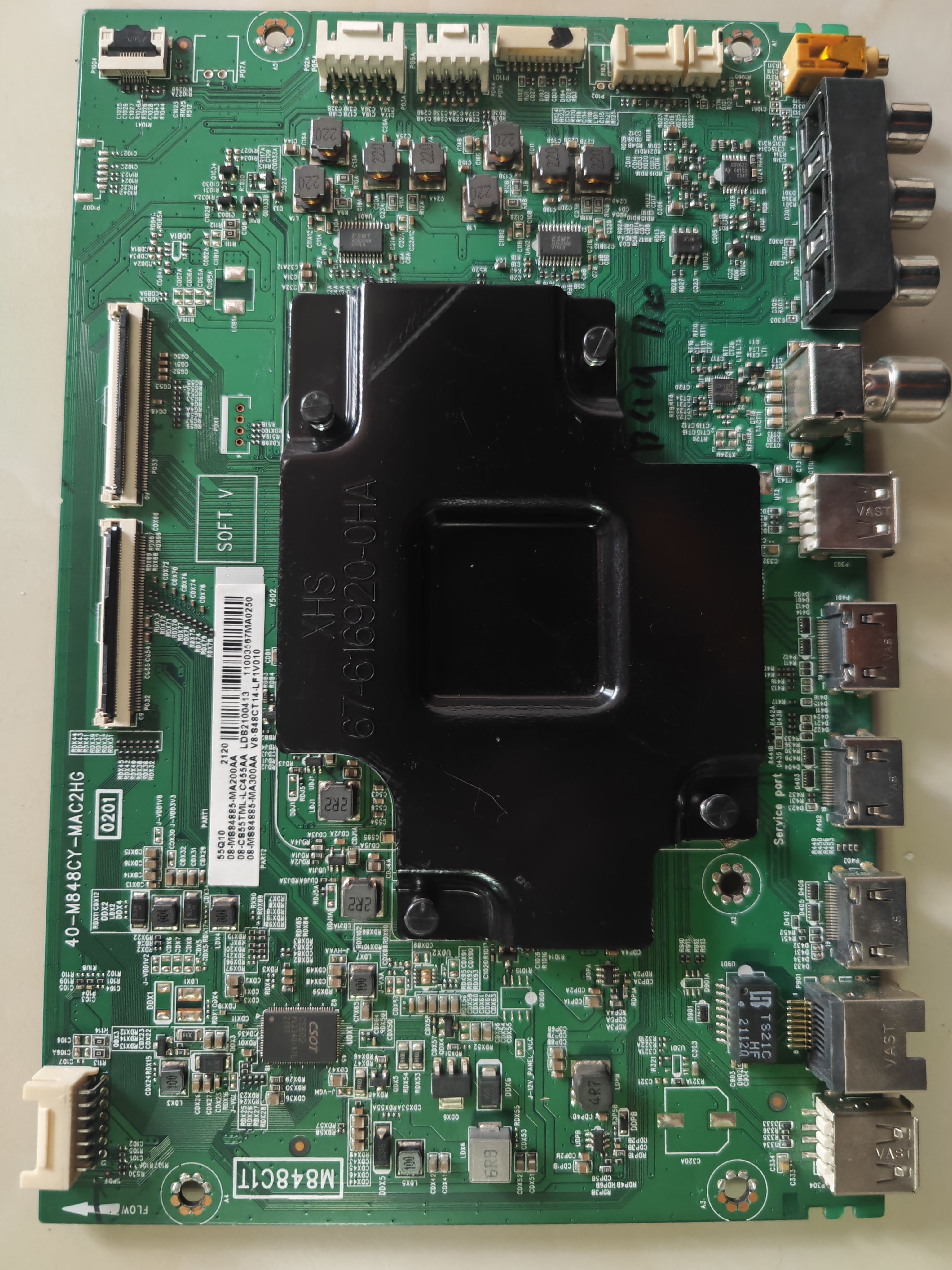 维修主板55Q10 40-M848CY-MAC2HG M848C1T 08-MS84885-MA200AA