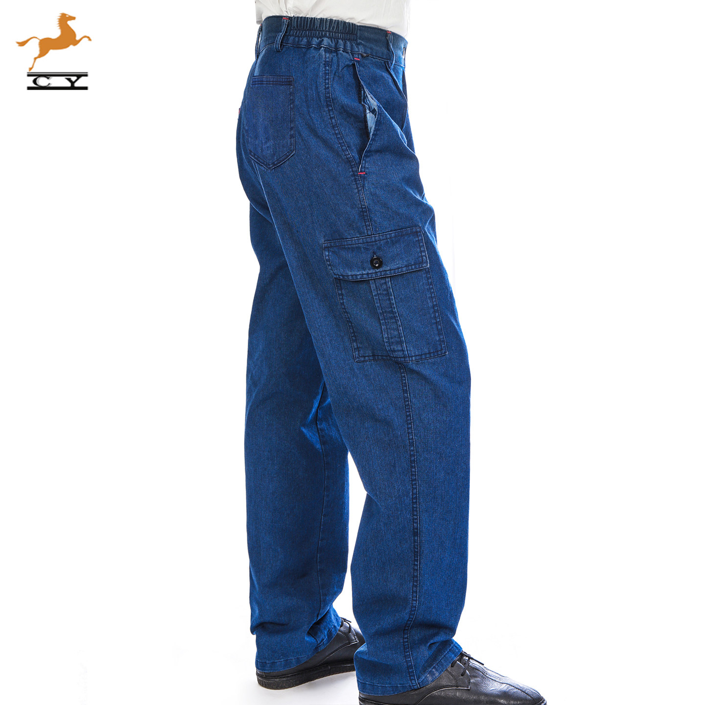 夏季薄款多口袋牛仔工装裤男耐磨纯棉焊工宽松直筒劳保工作服裤子,男装,工装制服,淘宝优惠券,粉丝福利购,淘宝优惠卷