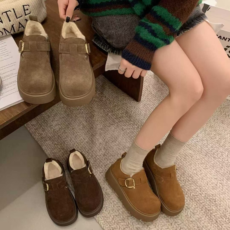 全真皮加绒保暖超轻超舒适高颜值