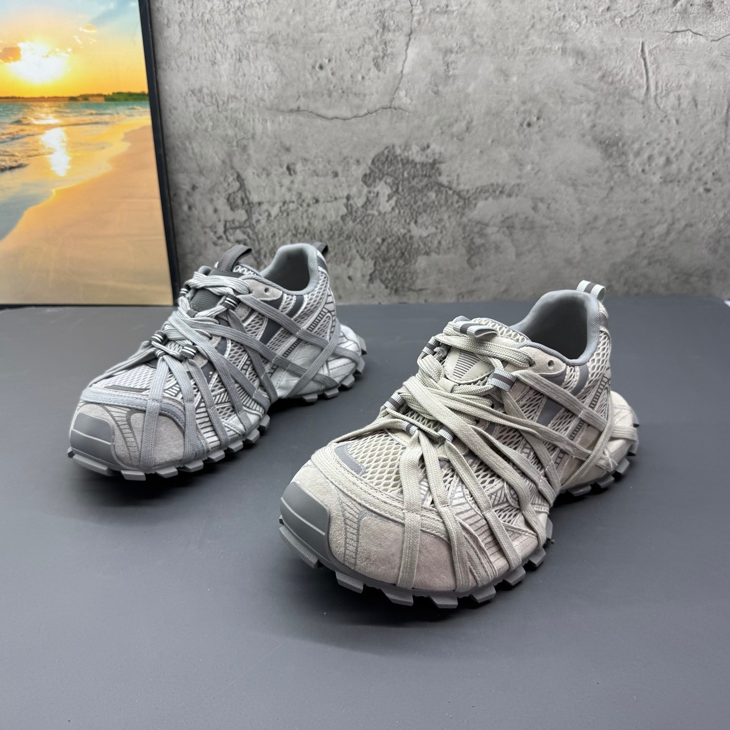 2026春季新款撤柜断码真皮时尚百搭爆款网红学院透气网面老爹鞋女,女鞋,时尚休闲鞋,淘宝优惠券,粉丝福利购,淘宝优惠卷