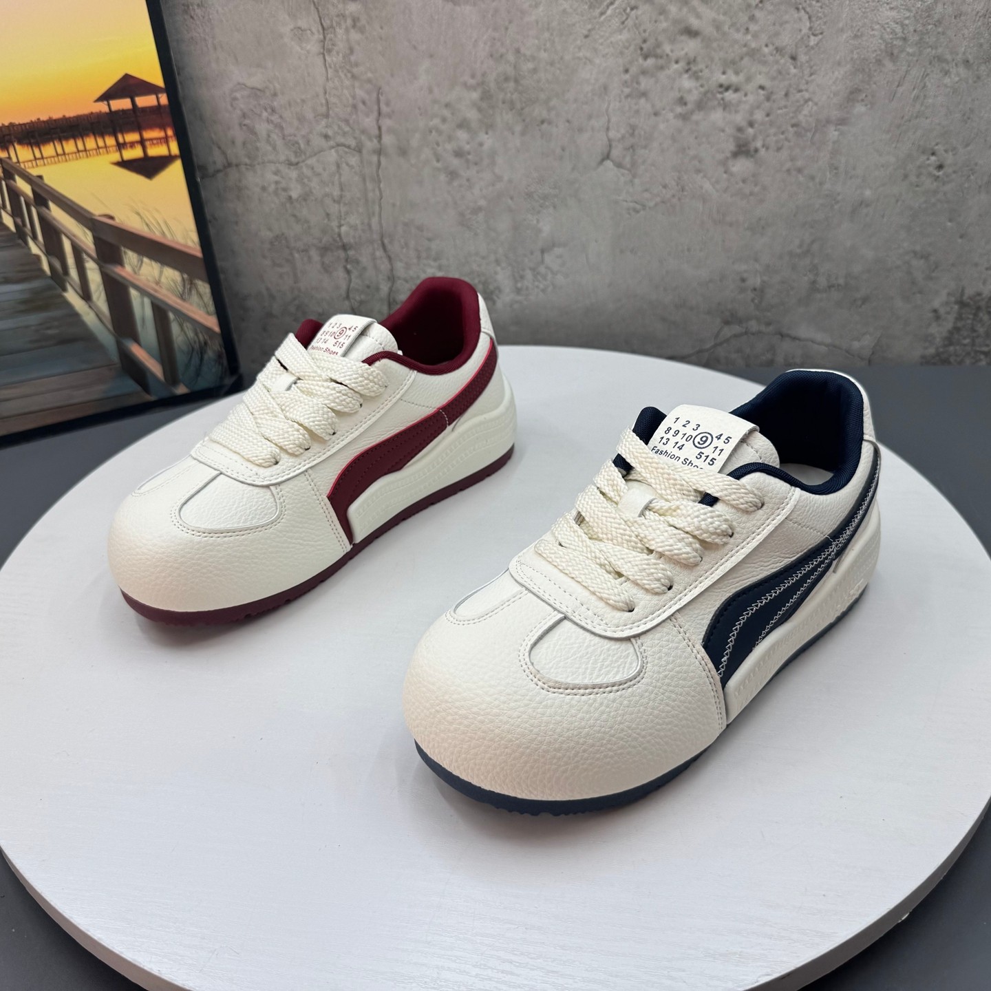 厚底透气小白鞋女2026春季新款系带圆头真皮板鞋百搭运动休闲单鞋,女鞋,休闲板鞋,淘宝优惠券,粉丝福利购,淘宝优惠卷