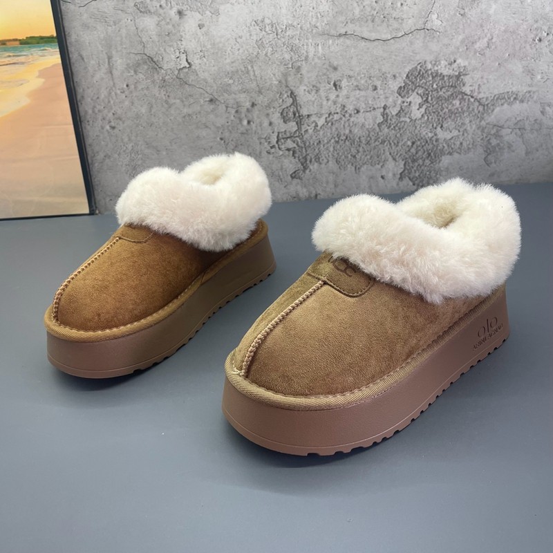 2025新款撤柜断码处理冬季厚底外穿潮流套筒厚绒保暖雪地女棉鞋,女鞋,时尚雪地靴,淘宝优惠券,粉丝福利购,淘宝优惠卷