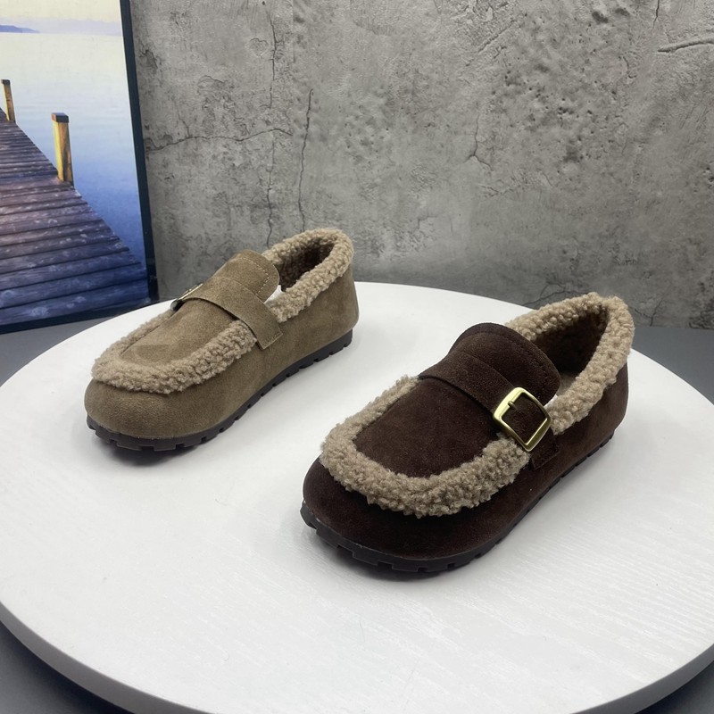 2024冬季新款撤柜断码圆头套脚平底防滑加绒保暖时尚乐福鞋女鞋,女鞋,乐福鞋（豆豆鞋）,淘宝优惠券,粉丝福利购,淘宝优惠卷