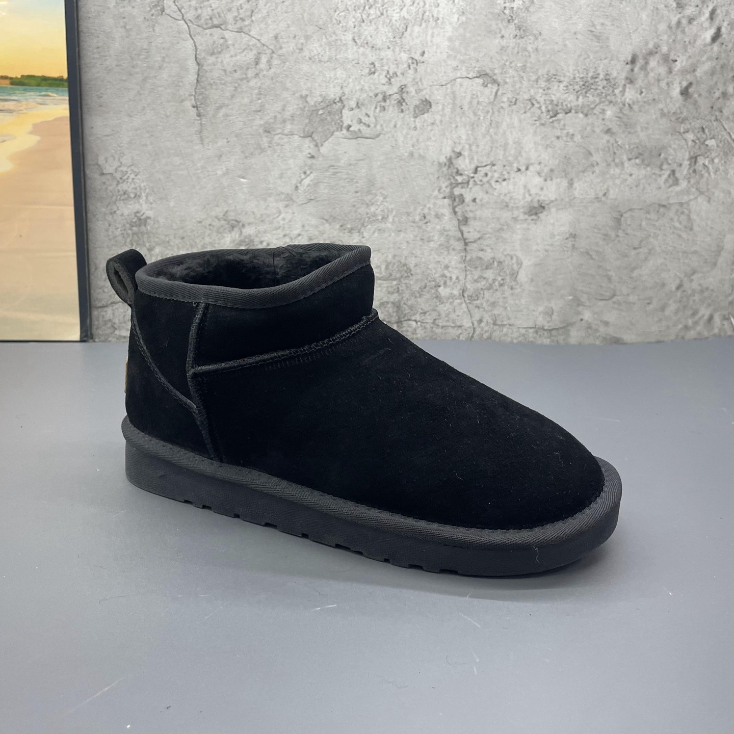 时尚百搭雪地靴2025新款冬季撤柜断码处理真皮加绒保暖男棉短靴,流行男鞋,时尚雪地靴,淘宝优惠券,粉丝福利购,淘宝优惠卷