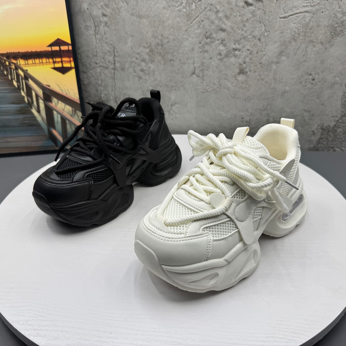 时尚百搭松糕厚底增高老爹鞋2026春季新款撤柜断码运动鞋休闲女鞋,女鞋,时尚休闲鞋,淘宝优惠券,粉丝福利购,淘宝优惠卷