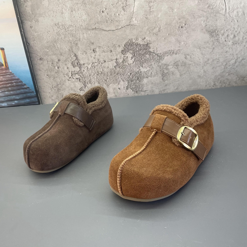 内增高加绒保暖全包勃肯棉鞋女