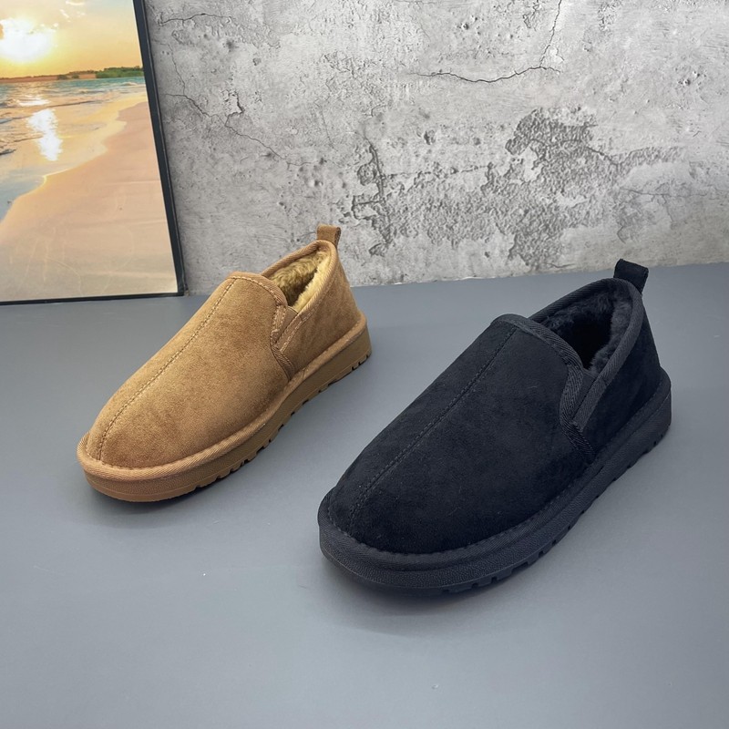 2025新款冬季撤柜断码圆头套脚加绒保暖复古松紧口男士棉鞋雪地靴,流行男鞋,时尚雪地靴,淘宝优惠券,粉丝福利购,淘宝优惠卷