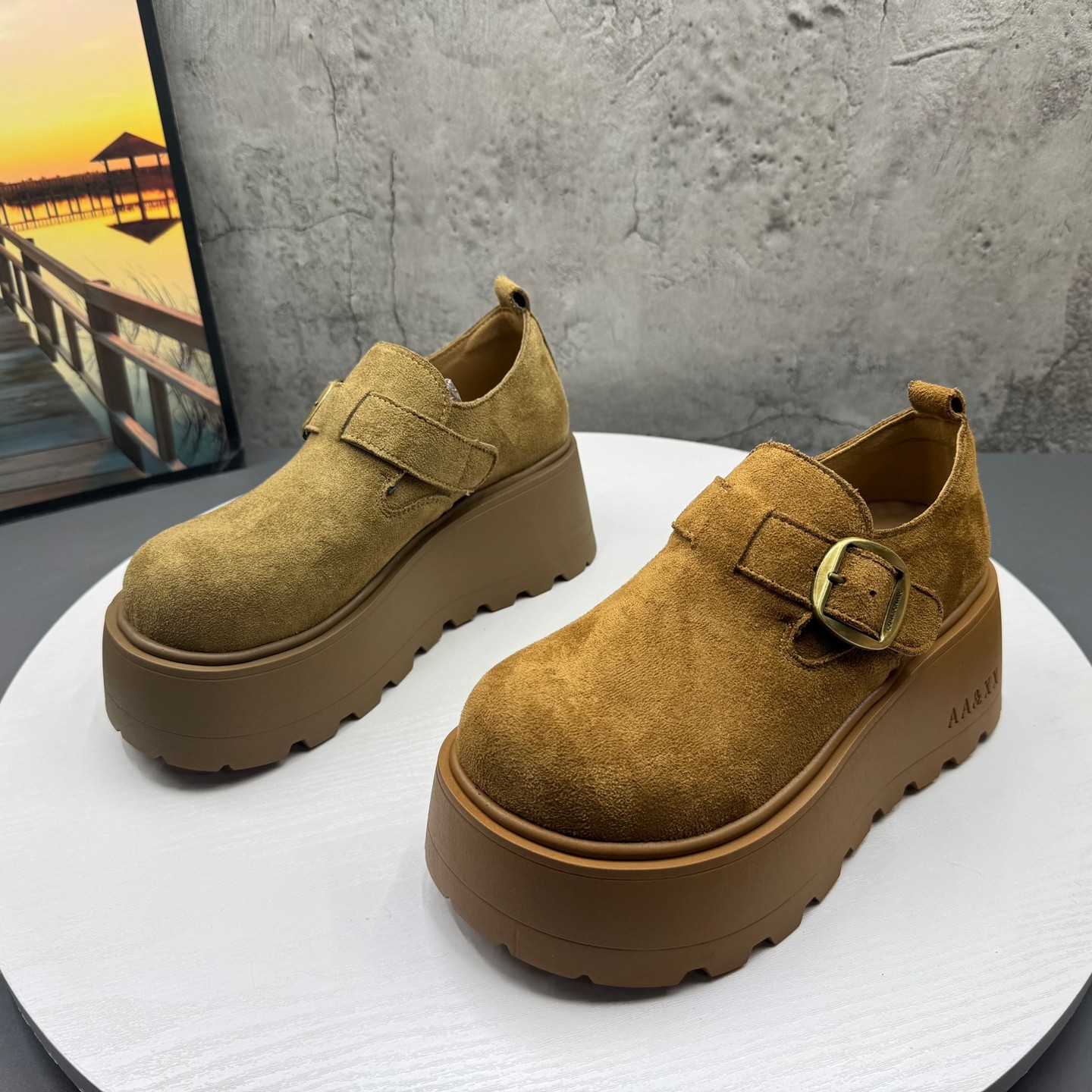 2026撤柜断码春季新款女鞋圆头套脚厚底增高复古勃肯鞋深口女单鞋,女鞋,勃肯鞋/软木鞋,淘宝优惠券,粉丝福利购,淘宝优惠卷