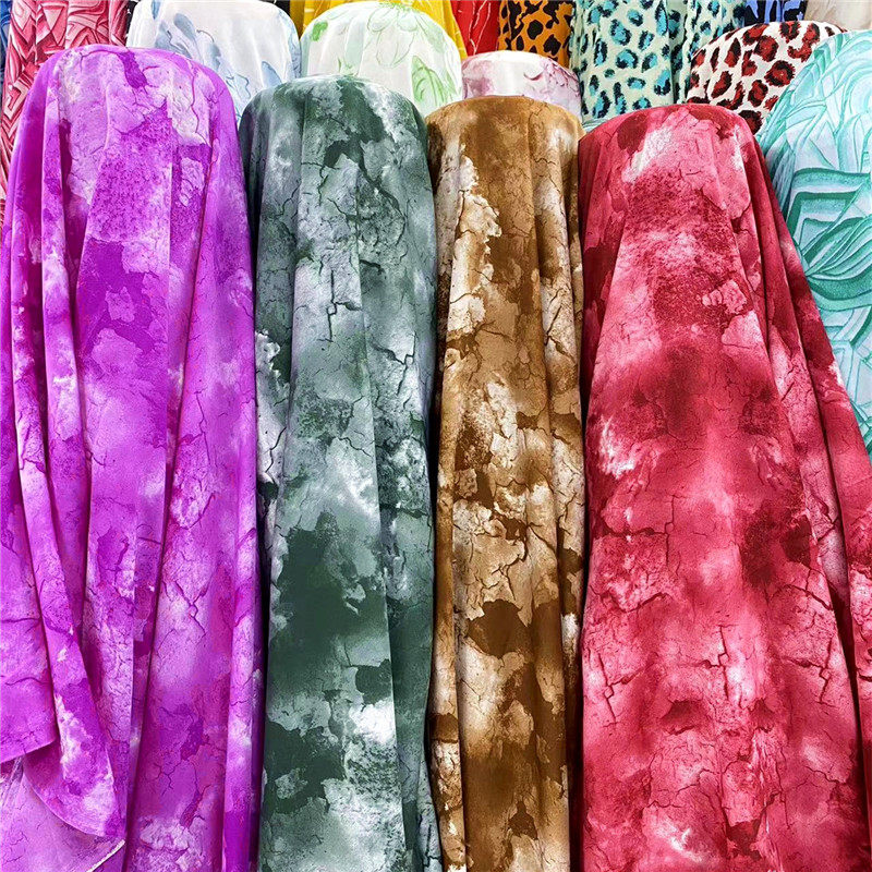 裂纹平纹缎连衣裙衬衫服装面料