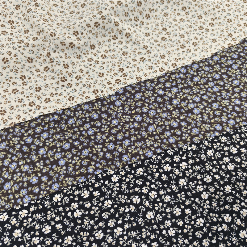 小碎花布料制作大肠发圈发带飘带头花饰品蝴蝶结马尾方巾手工面料