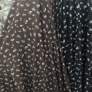 现款小碎花布料做女装连衣裙裤衬衫亲肤饰品发圈透气薄透服装面料