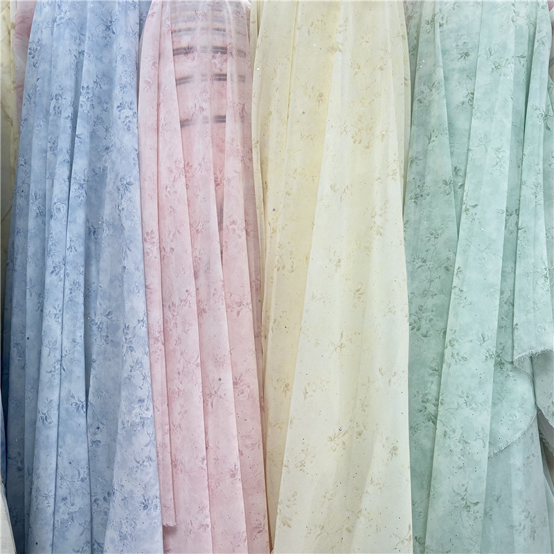 扎染风印花星云纱雪纺撒亮粉布料制作衣服夏季防晒服头饰飘带面料,居家布艺,海绵垫/布料/面料/手工diy,淘宝优惠券,粉丝福利购,淘宝优惠卷