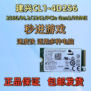 PCIE4笔记本电脑固态硬盘台式 建兴CL1 NVME M.2 机SSD硬盘 4D256