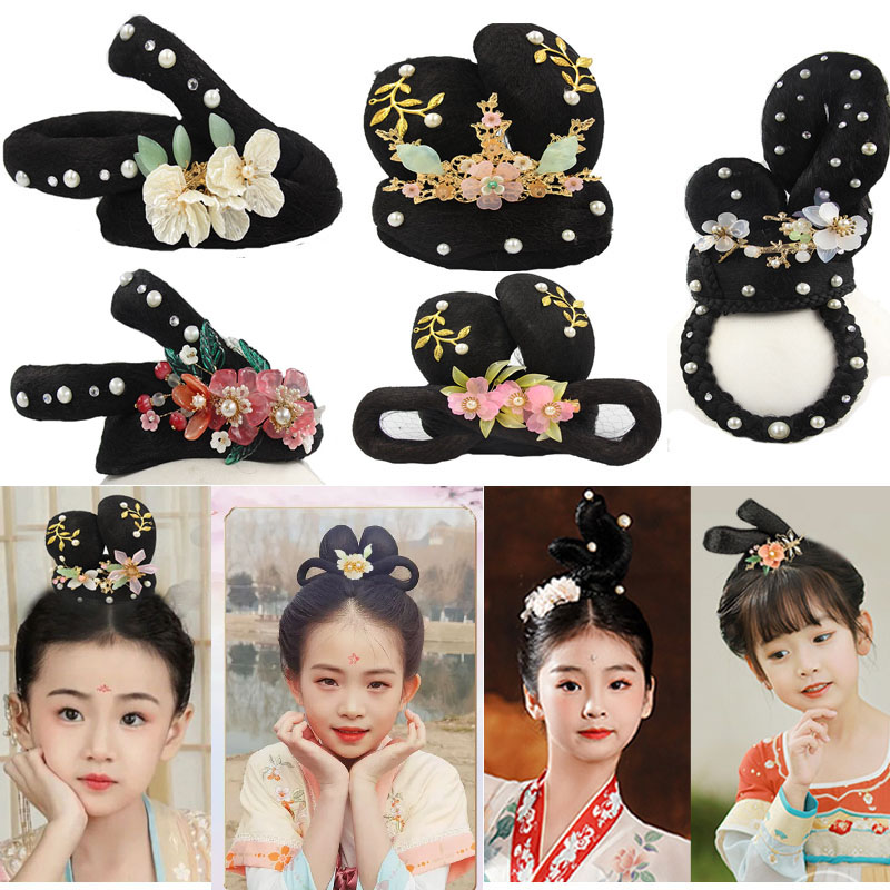 古装古典舞民族舞汉服头饰假发