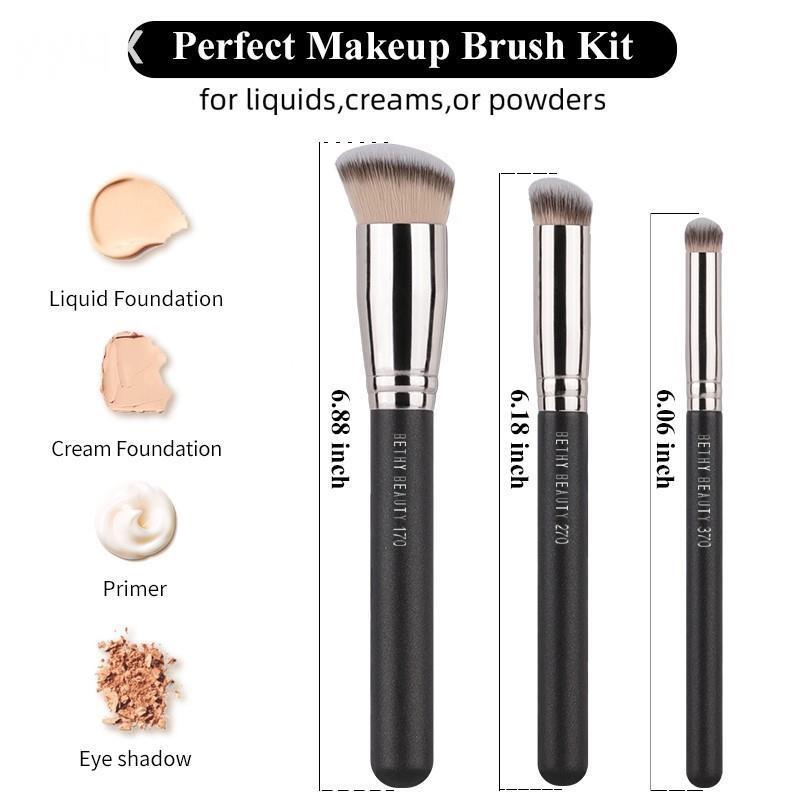 Bethy Beauty 2/3 pcs Foundation Concealer Brush Set Makeup